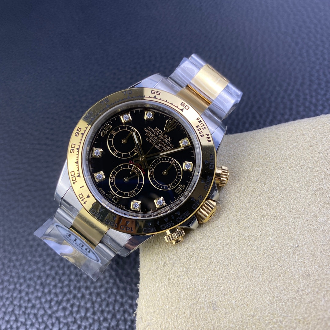 Rolex Cosmograph Daytona 40 - Black Yellow Steel