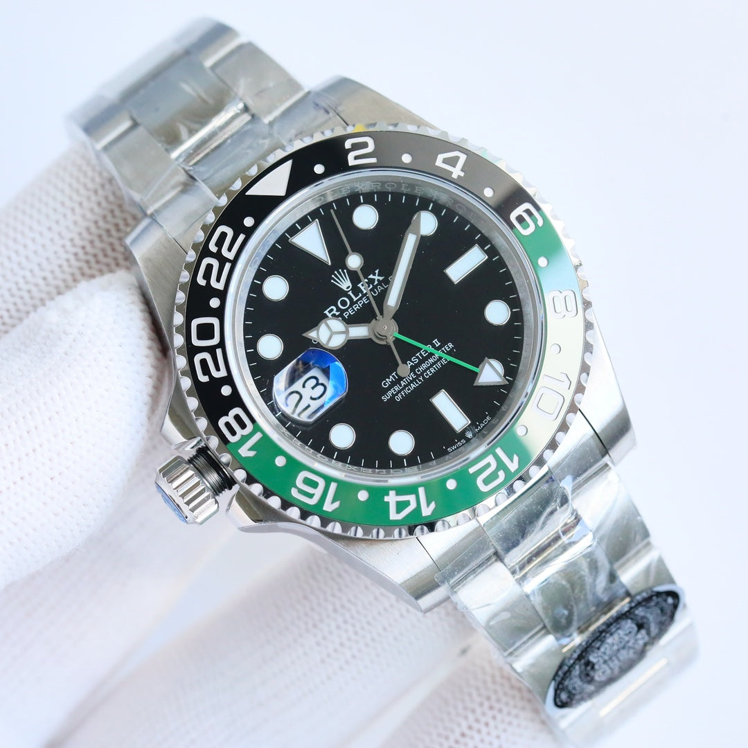 Rolex GMT-Master II, ref. 126720VTNR, left-handed green & black