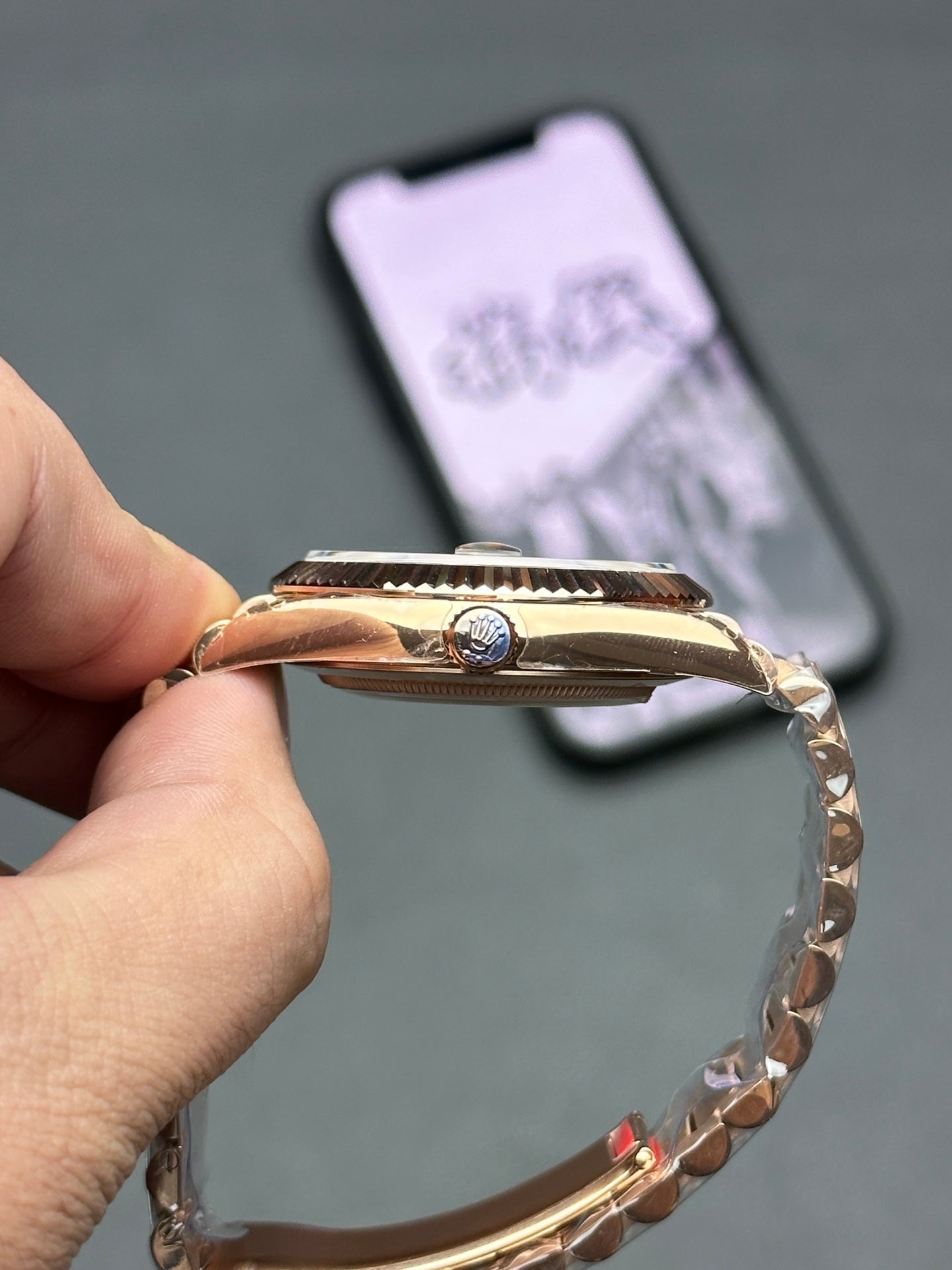 Rolex GMT-Master II, brown & yellow “Root Beer” style