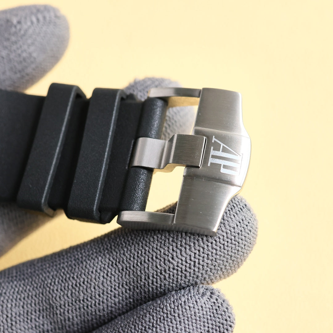 TOP! Black Ceramic Bezel - Black Rubber - Automatic - 44mm