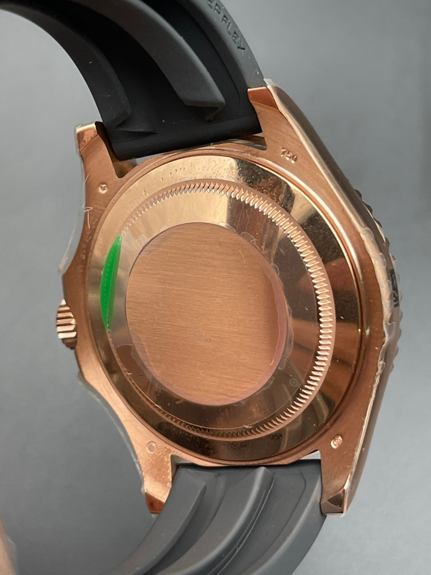 Rolex Yacht-Master 40, Oysterflex, black dial