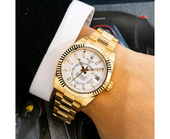 Rolex Yacht-Master 42, yellow gold / two-tone style