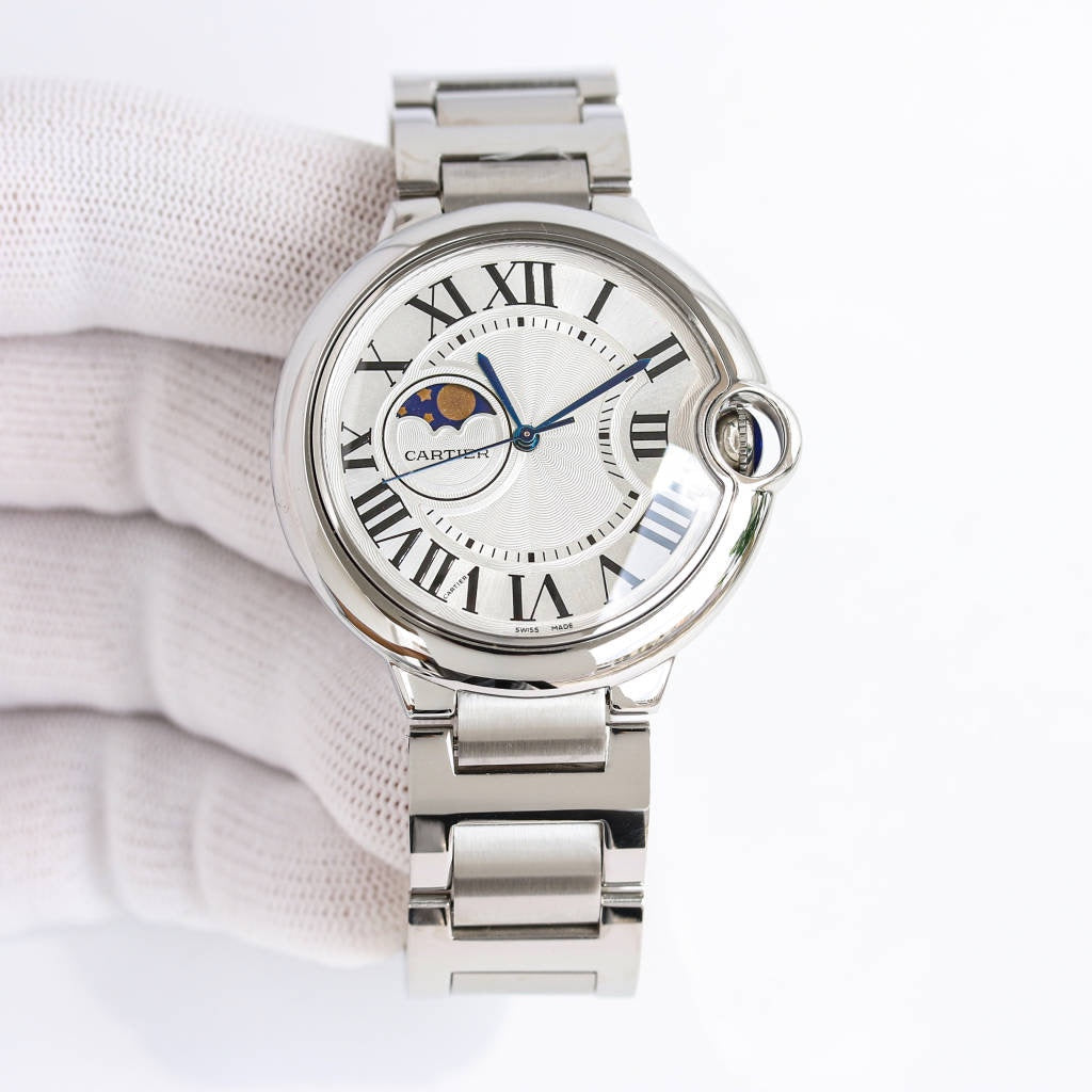 White Silver- Silver 904L Steel - Automatic - 42mm/36mm