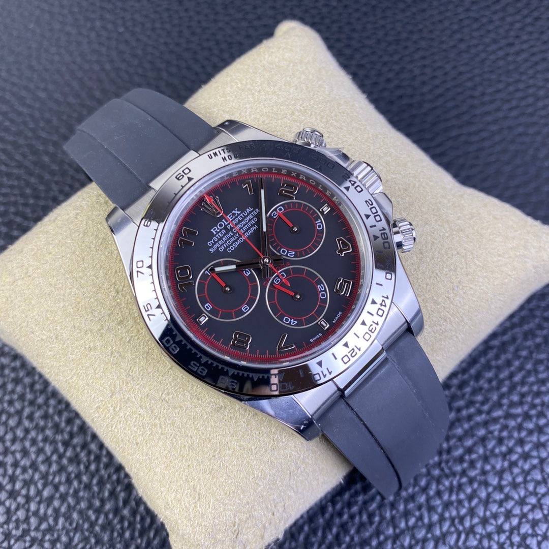Rolex Cosmograph Daytona 40 - Black Red (Oysterflex)