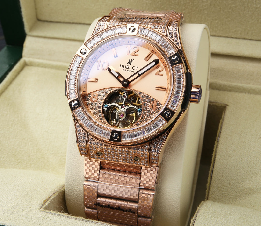 Torbillon - Rosegold Steel -904L Steel - Automatic - 45mm