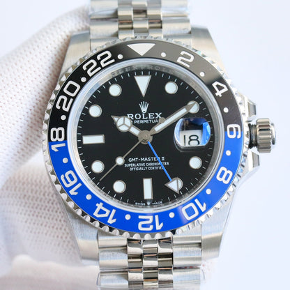 Rolex GMT-Master II, blue & black bezel (“Batman”)
