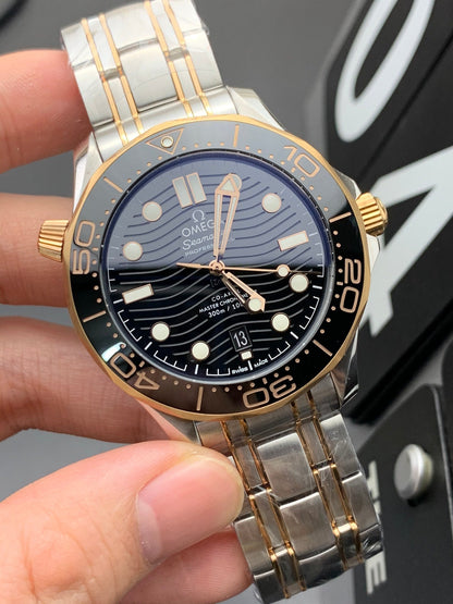 Black Dial - Withe Yellow 904L Steel - 42mm