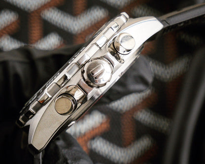 Chronograph - Black Rubber - Quartz - 41mm