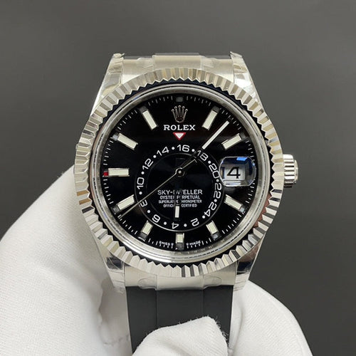 Rolex Sky-Dweller 42 - Black Silver (Rubber)