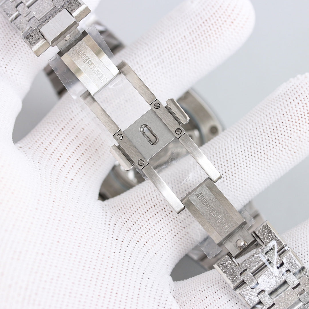 TOP! Green 316L Steel - White Steel - Automatic - 41mm