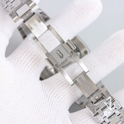 TOP! Green 316L Steel - White Steel - Automatic - 41mm