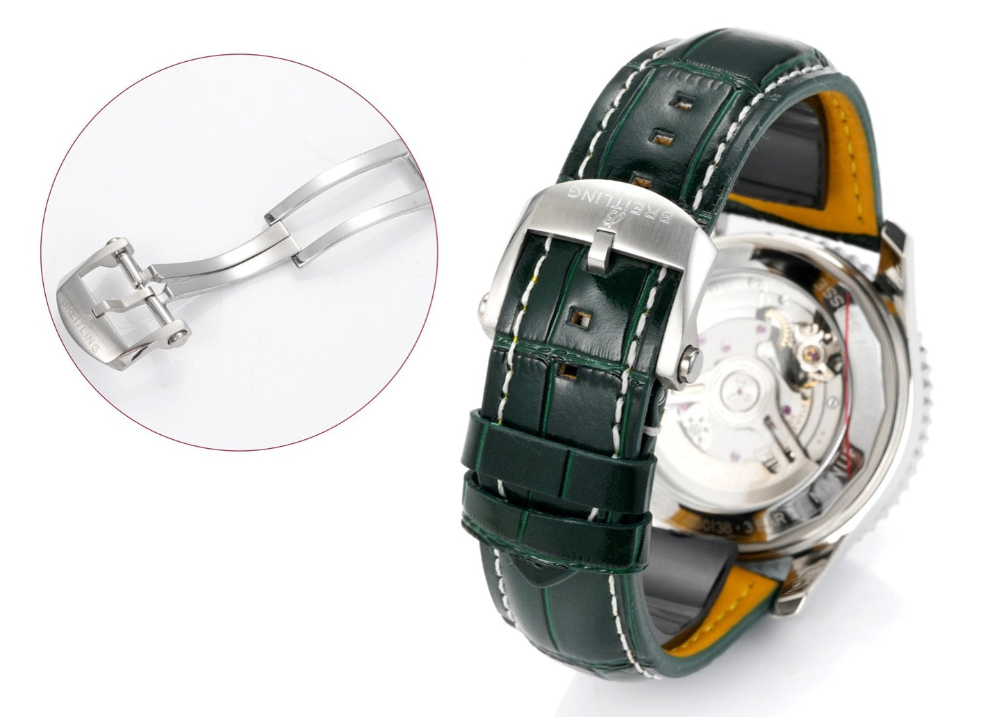 Chronograph - Green Ceramic - Green N-Timer - Green Leather - Automatic - 43mm