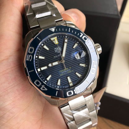 Blue - Silver 904L steel - Automatic - 41mm
