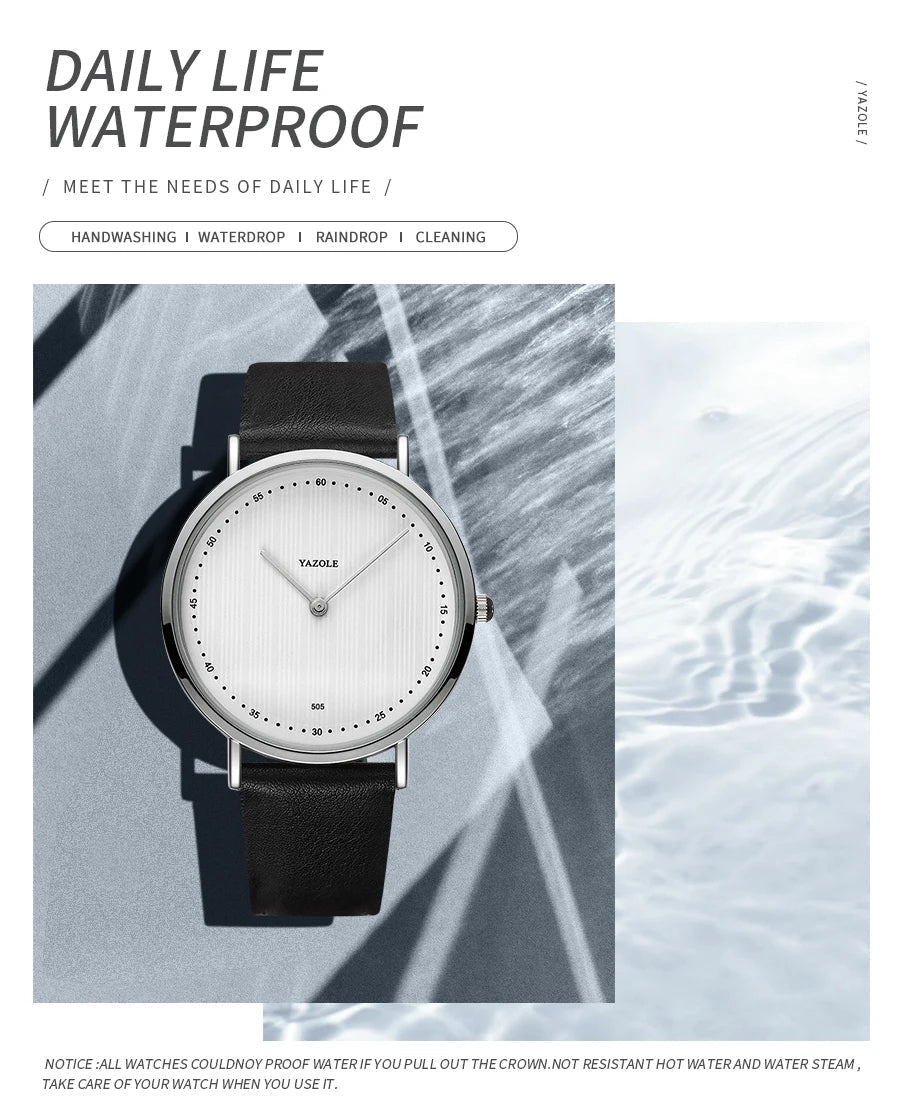 White - Brown Leather - Automatic - 42mm