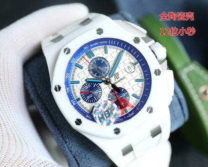 White Ceramic - White Rubber- Automatic - 42mm