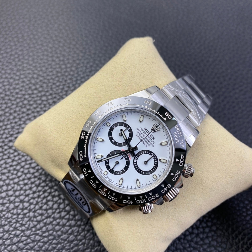 Rolex Cosmograph Daytona, stainless steel, white dial