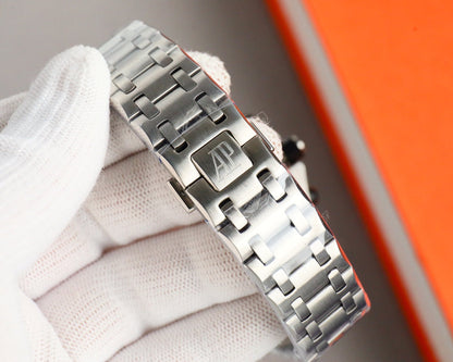 Chronograph - White Ceramic Bezel - Silver 904L Steel - Automatic - 42mm