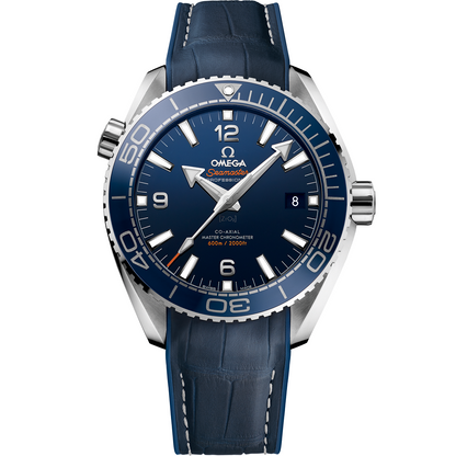 215.33.44.21.03.001- Ceramic bezel Blue 904L Steel - Blue Leather - Automatic -43.5mm