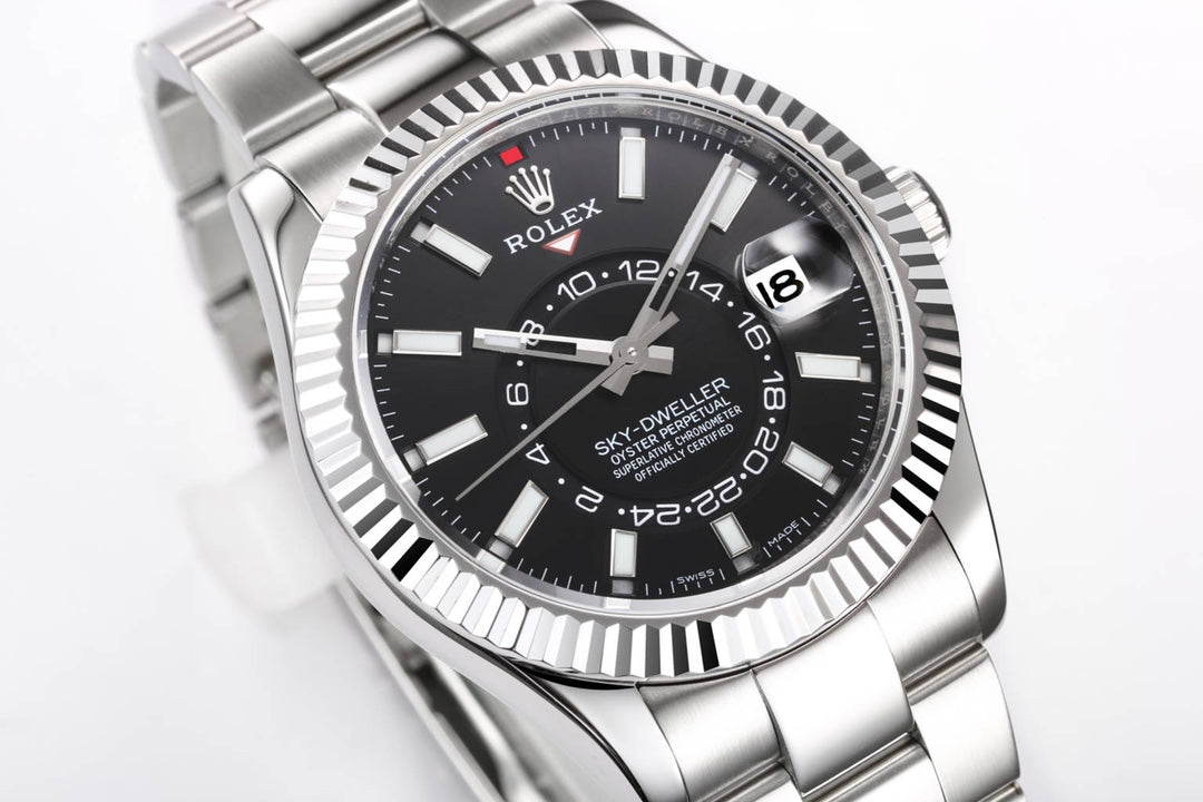Rolex Sky-Dweller 42 - Black Silver (Steel)
