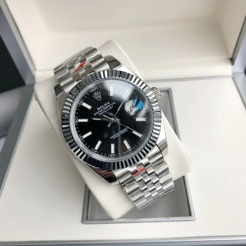 Rolex Oyster Perpetual 41, silver/white dial