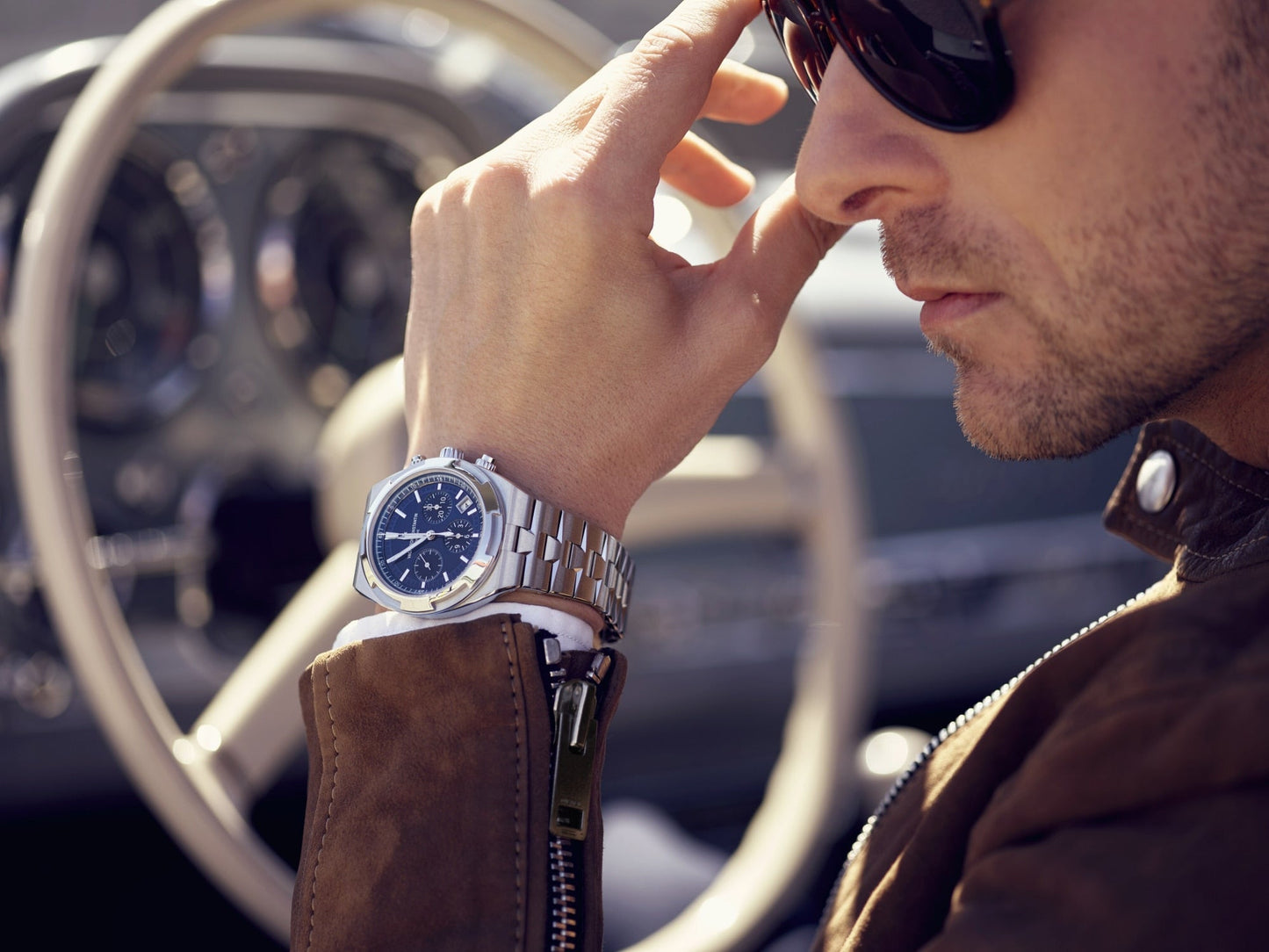 Chronograph-Blue - White 904L Silver - Automatic - 41mm