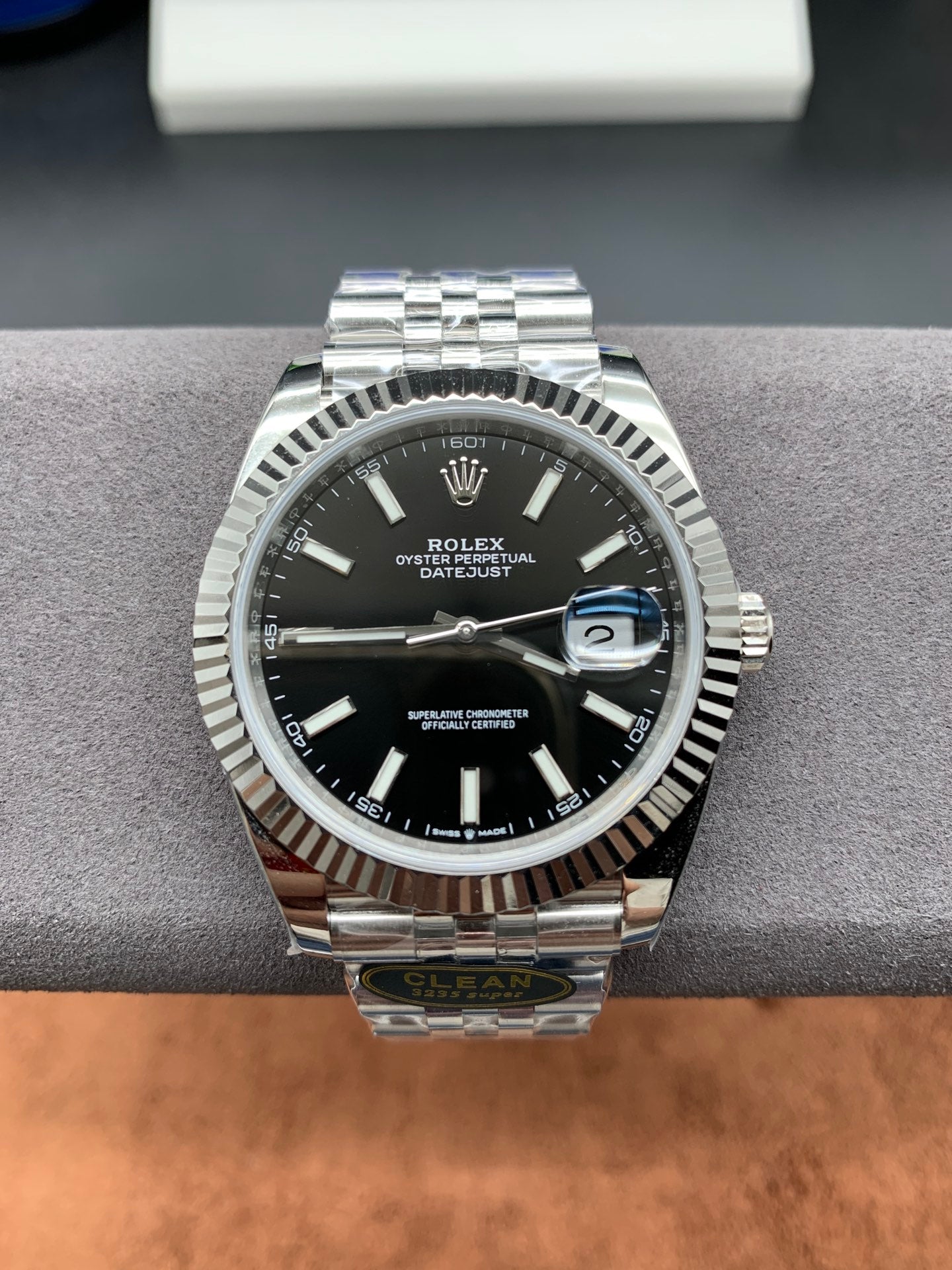 Rolex Oyster Perpetual Datejust 41, stainless steel, green dial