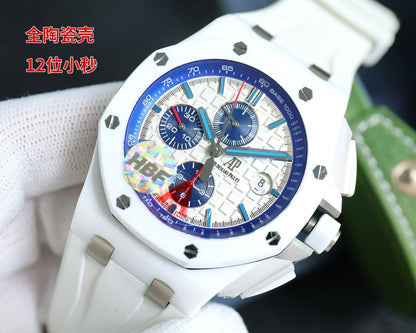 White Ceramic - White Rubber- Automatic - 42mm