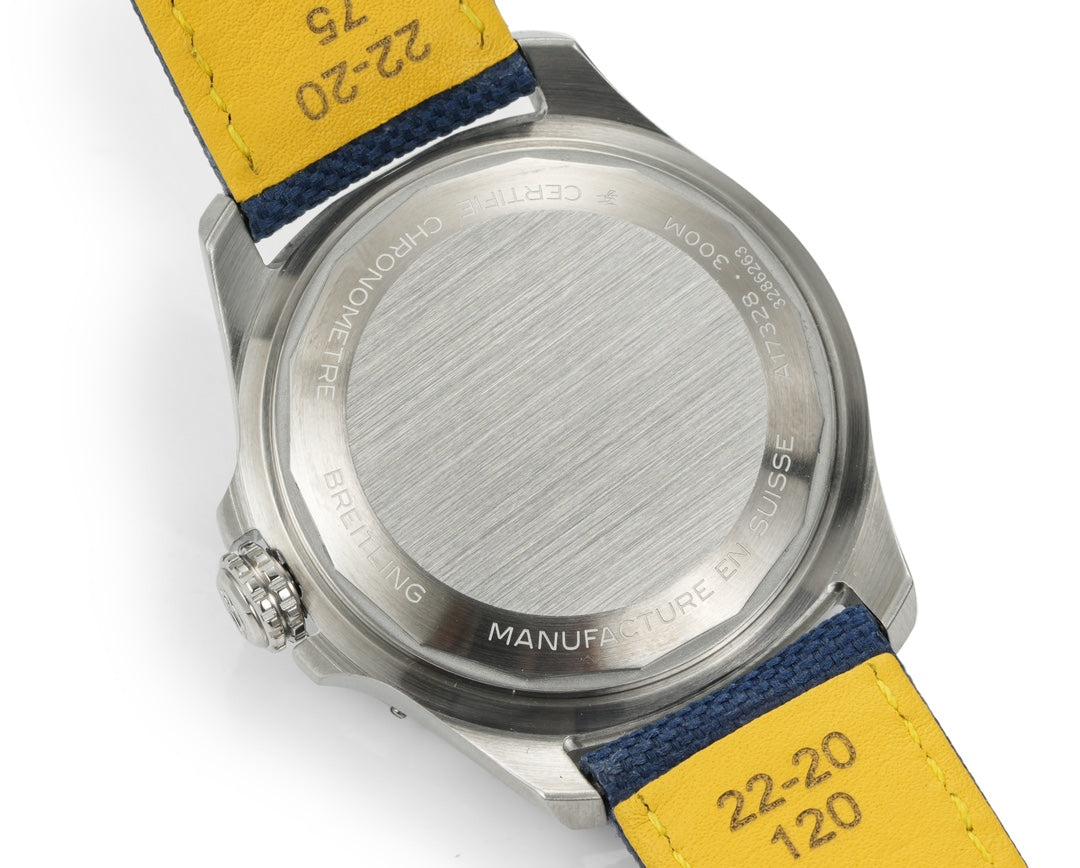 Silver Ceramic- Blue AVG - Blue Rubber - Automatic - 42mm