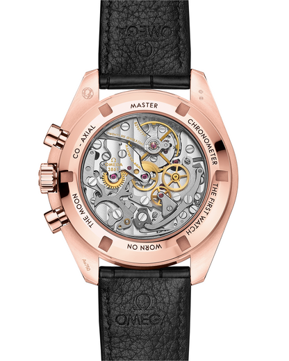 Chronograph -Rosegold- Black - Black Leather- Automatic - 42mm