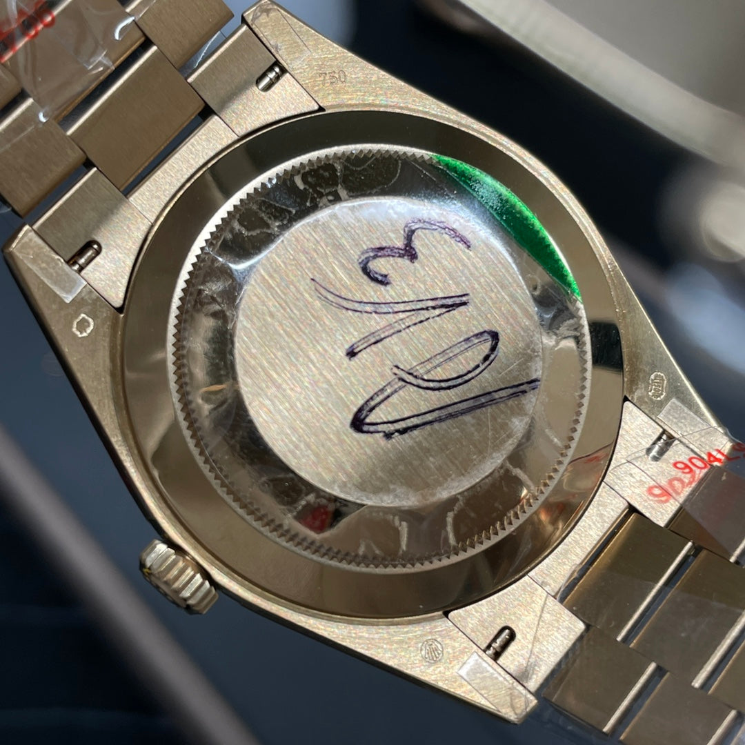 Rolex Day-Date 40 - Black Silver Yellow Gold