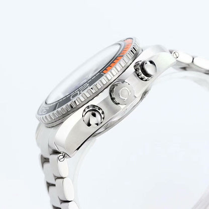 Chronograph - Selfwinding- Grey - Silver 904L Steel- Automatic - 45.5mm