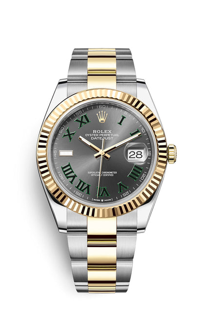 Rolex Datejust 41 White Rolesor (Fluted Bezel)