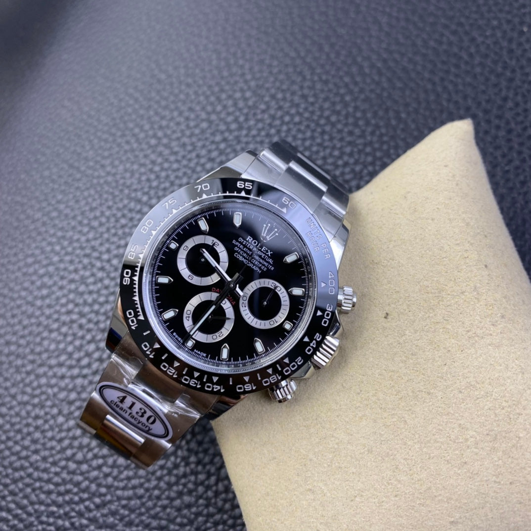 Rolex Oyster Perpetual Cosmograph Daytona, stainless steel, black dial
