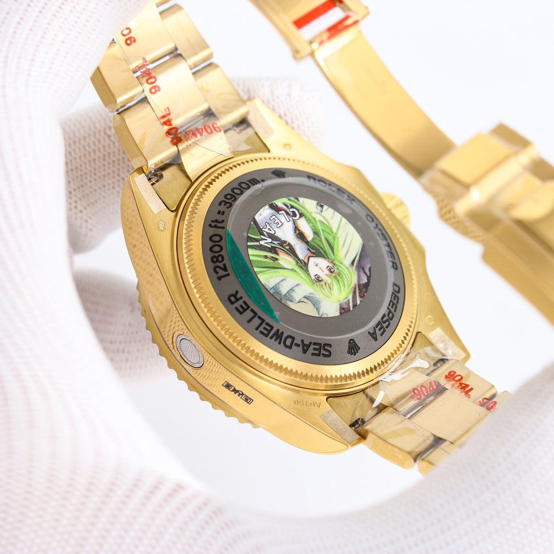 Rolex Deepsea 44, ref. 136668LB, yellow gold, blue dial