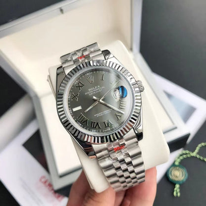 Rolex Oyster Perpetual Datejust 41, stainless steel, silver/white dial