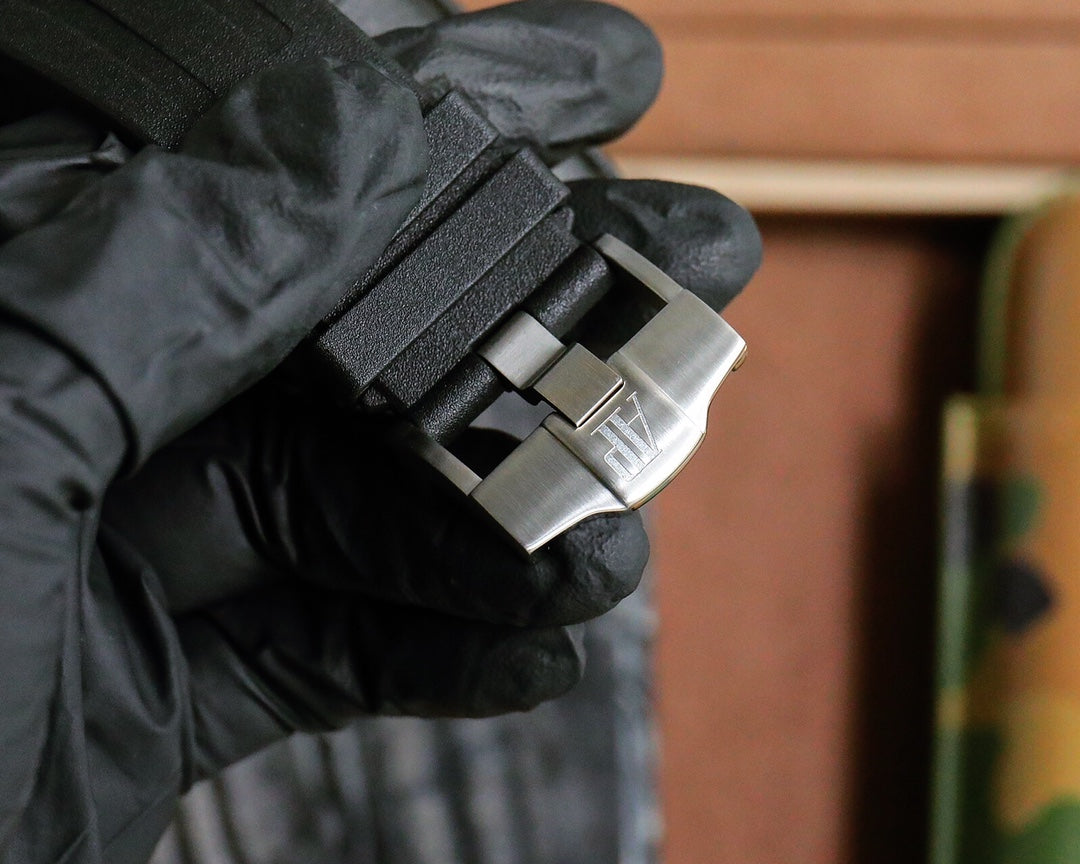 TOP! Chronograph- Black Ceramic- Black Rubber - Automatic - 44mm