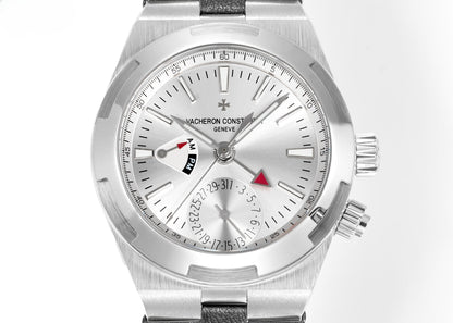 White Silver - 7900V- Black Leather - Automatic - 41mm