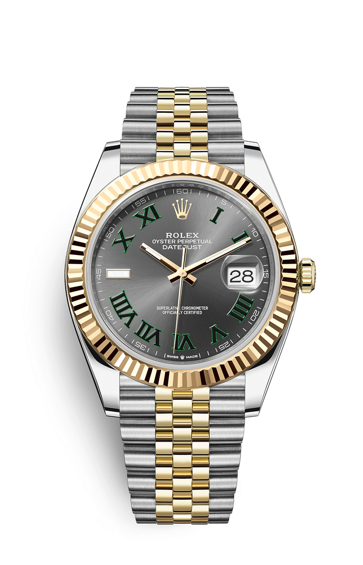 Rolex Oyster Perpetual Datejust 41, Rolesor white (Oystersteel & white gold)