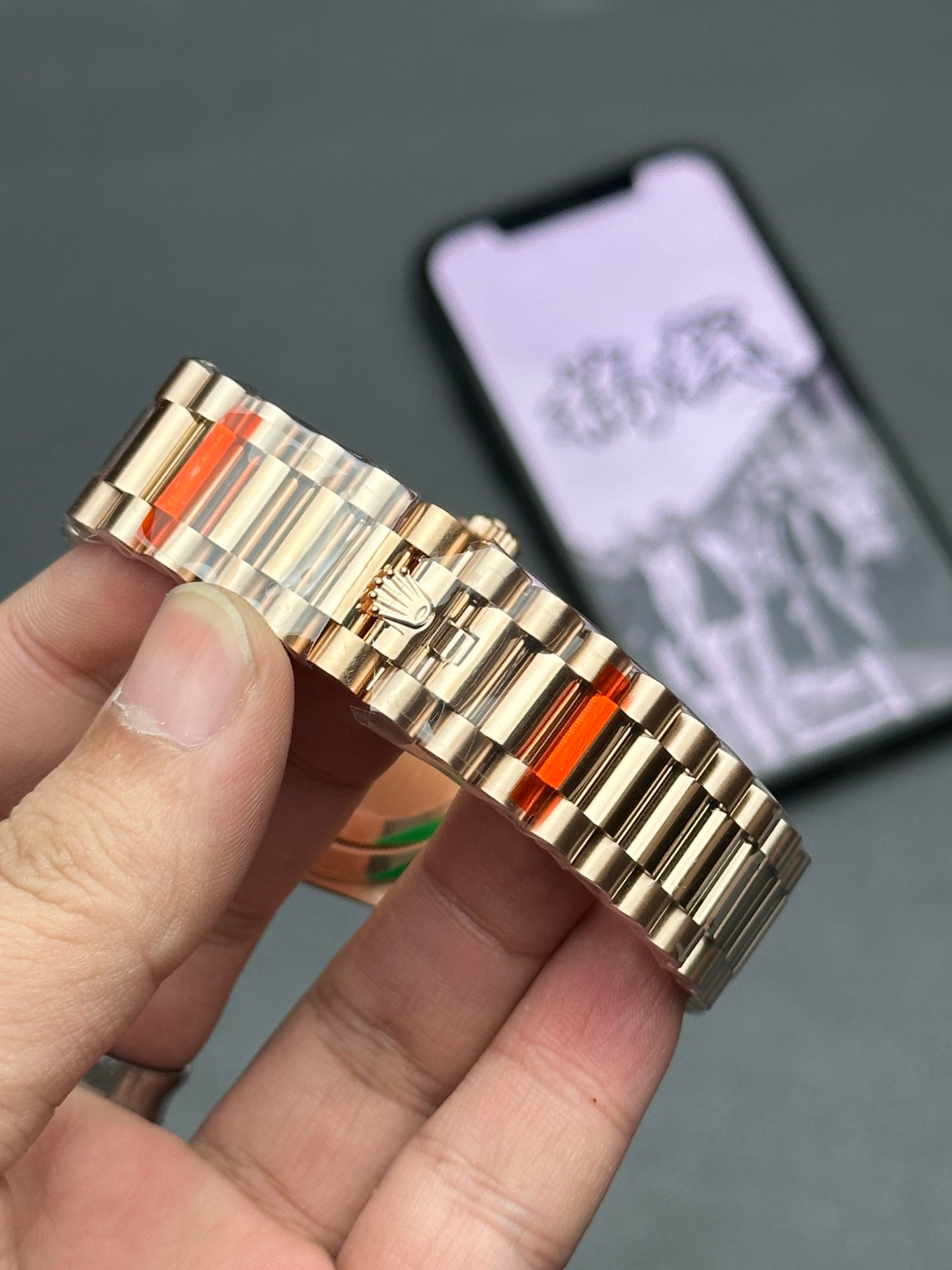 Rolex GMT-Master II, brown & yellow “Root Beer” style