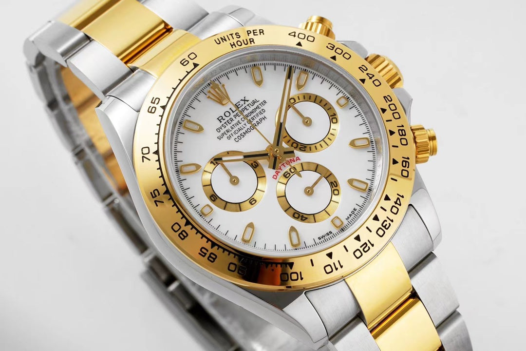 Rolex Cosmograph Daytona, stainless steel, white dial