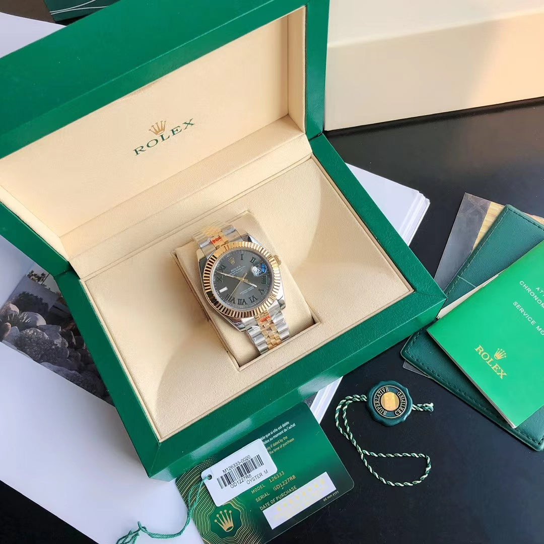 Rolex Oyster Perpetual Datejust 41, Rolesor white (Oystersteel & white gold)