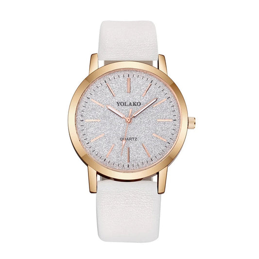 LADY - White Yellow - White Rubber - Quartz - 34mm