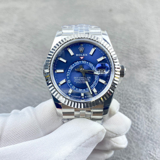 Rolex Sky-Dweller 42 - Blue Silver (White Steel)