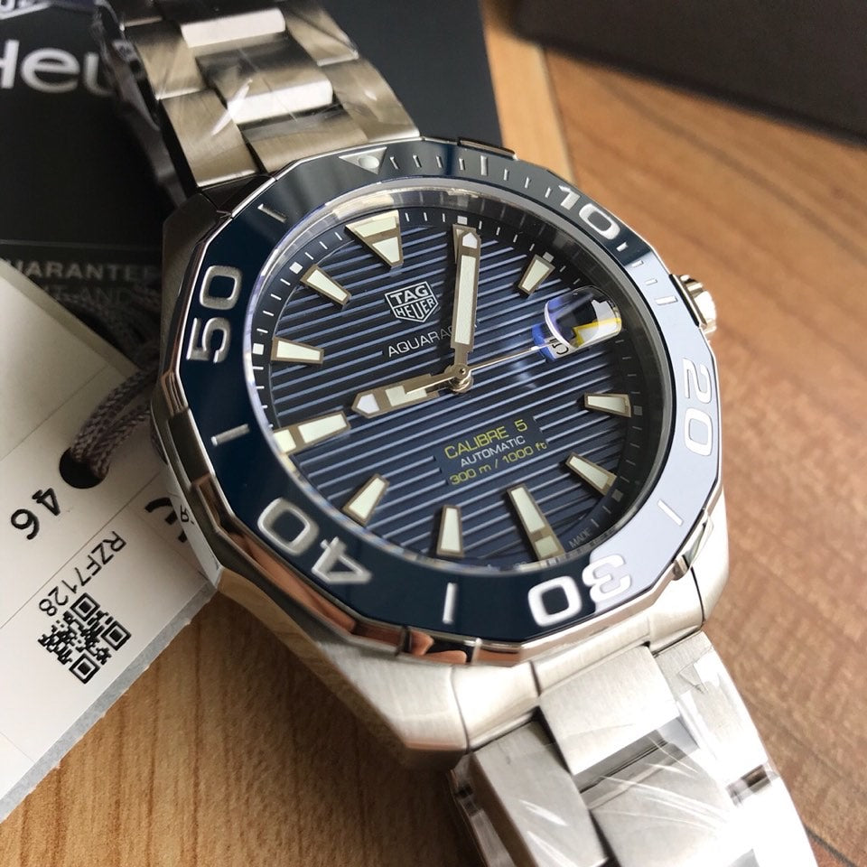 Blue - Silver 904L steel - Automatic - 41mm