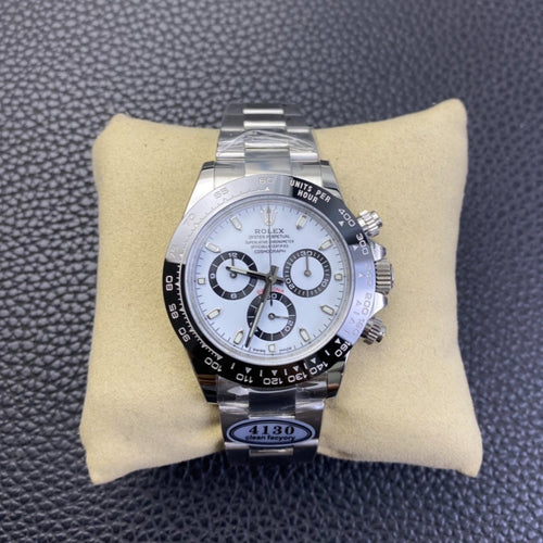 Rolex Cosmograph Daytona, stainless steel, white dial