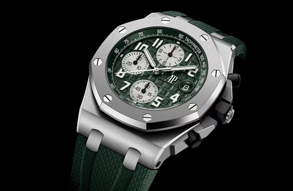 Chronograph-Greem Ceramic- Green Rubber - Automatic - 44mm