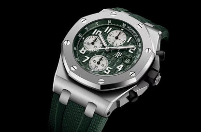 Chronograph-Greem Ceramic- Green Rubber - Automatic - 44mm