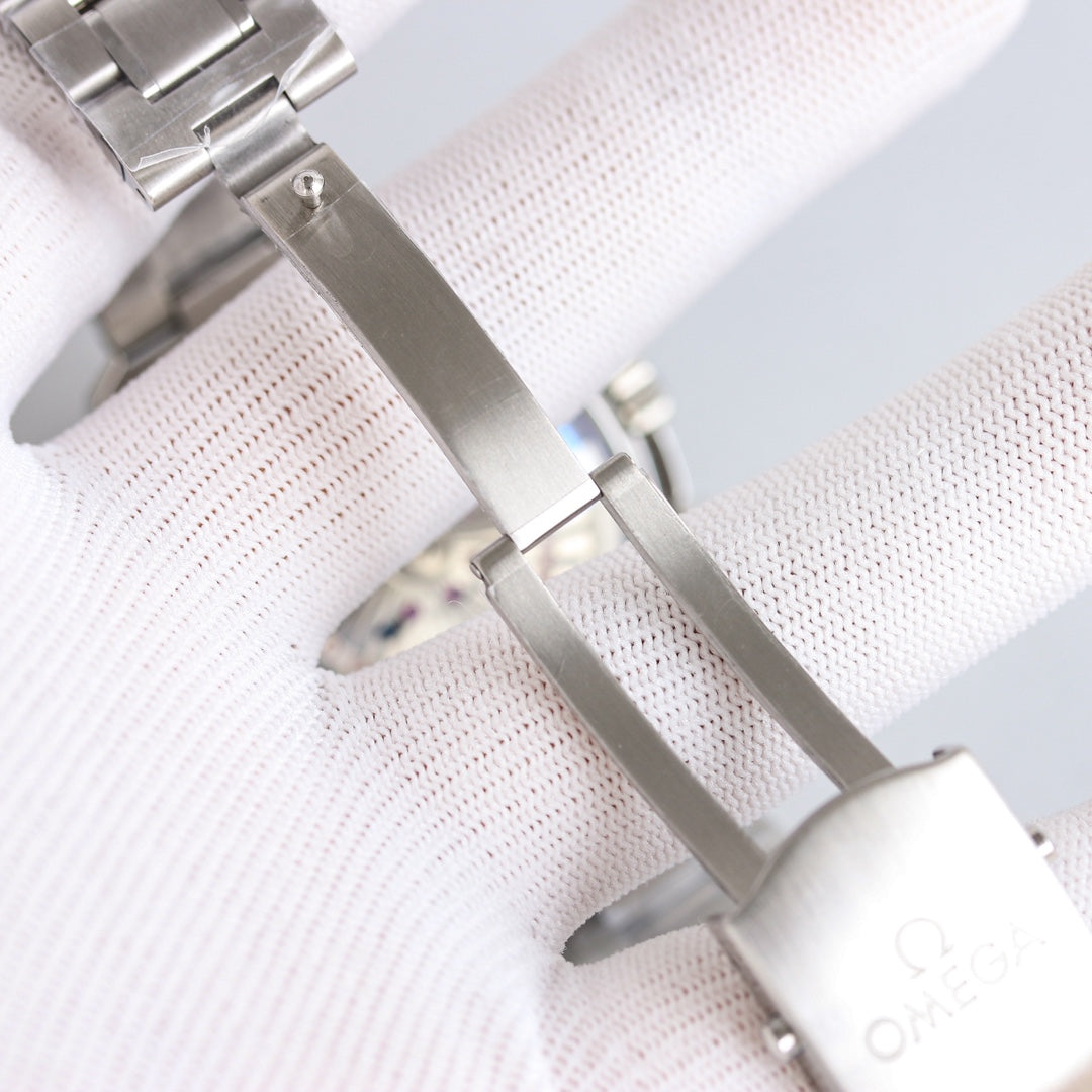 Chronograph -329.30.44.51.06.001- Silver- Black Ceramic- 316L Steel- Automatic - 44mm