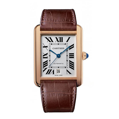 Rose gold bezel- Unisex -Black/Brown Leather - Automatic -41*31mm