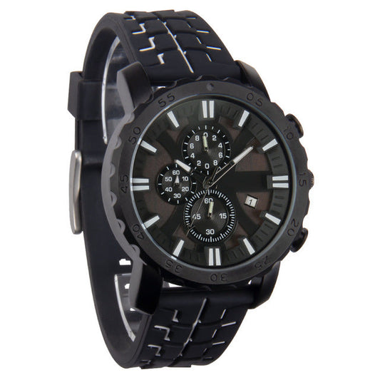 Wooden Black - 904L Steel Quartz Watch -41mm
